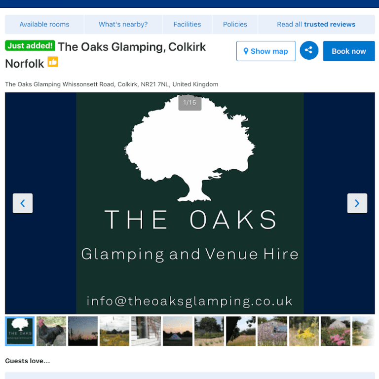 Perfect glamping site at colkirk near fakenham The Oaks Glamping Norfolk