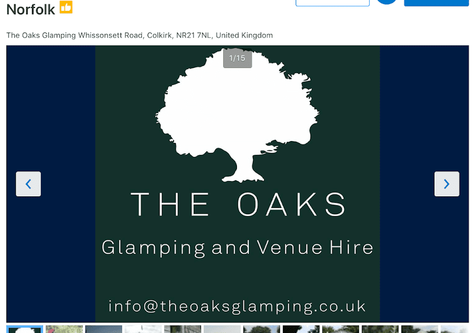 The Oaks Glamping Norfolk and Venue Hire