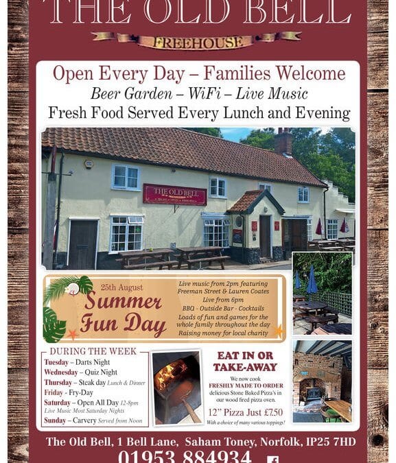The Old Bell Pub Saham Toney, Watton, Thetford, Norfolk