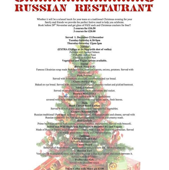 Rasputin Russian Restaurant Swaffham, Norfolk